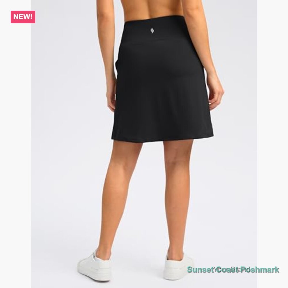Polyester Athletic Skort With 4 Pockets High Wais… - image 2